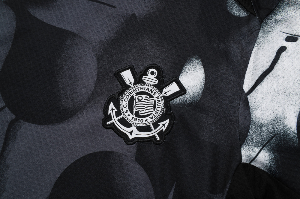 Corinthians Training Jersey Kit Black 2025