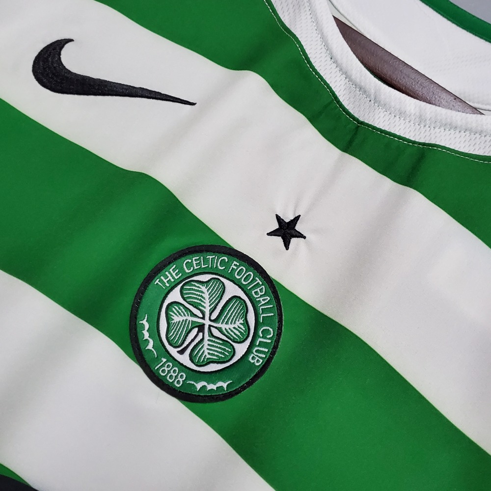 Celtic Retro Soccer Jersey Home Custom Shirt 2005/06