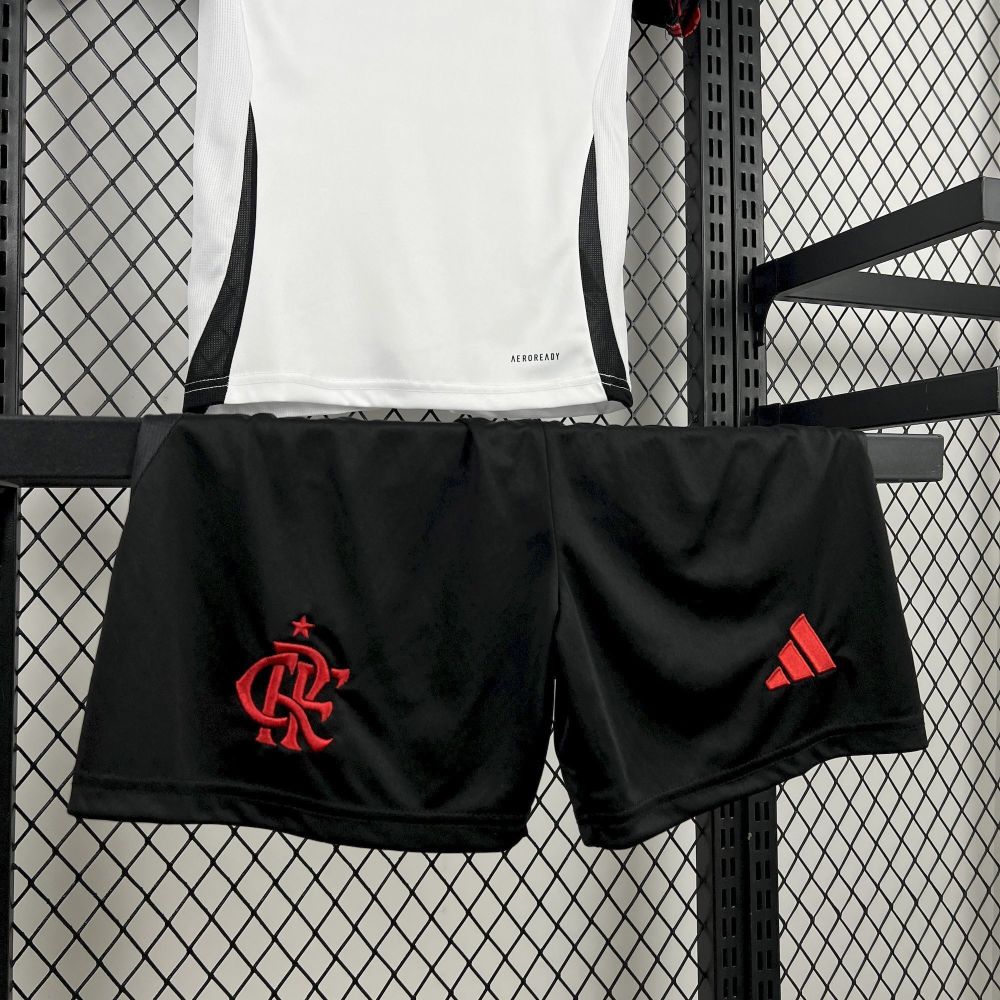 Flamengo Soccer Jersey Away Kids Kit Jersey+Shorts 2025