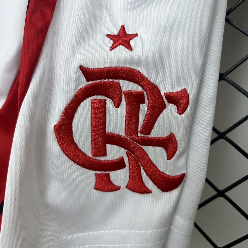 Flamengo Soccer Jersey Home Long Sleeve Kids Kit Jersey+Shorts 2025