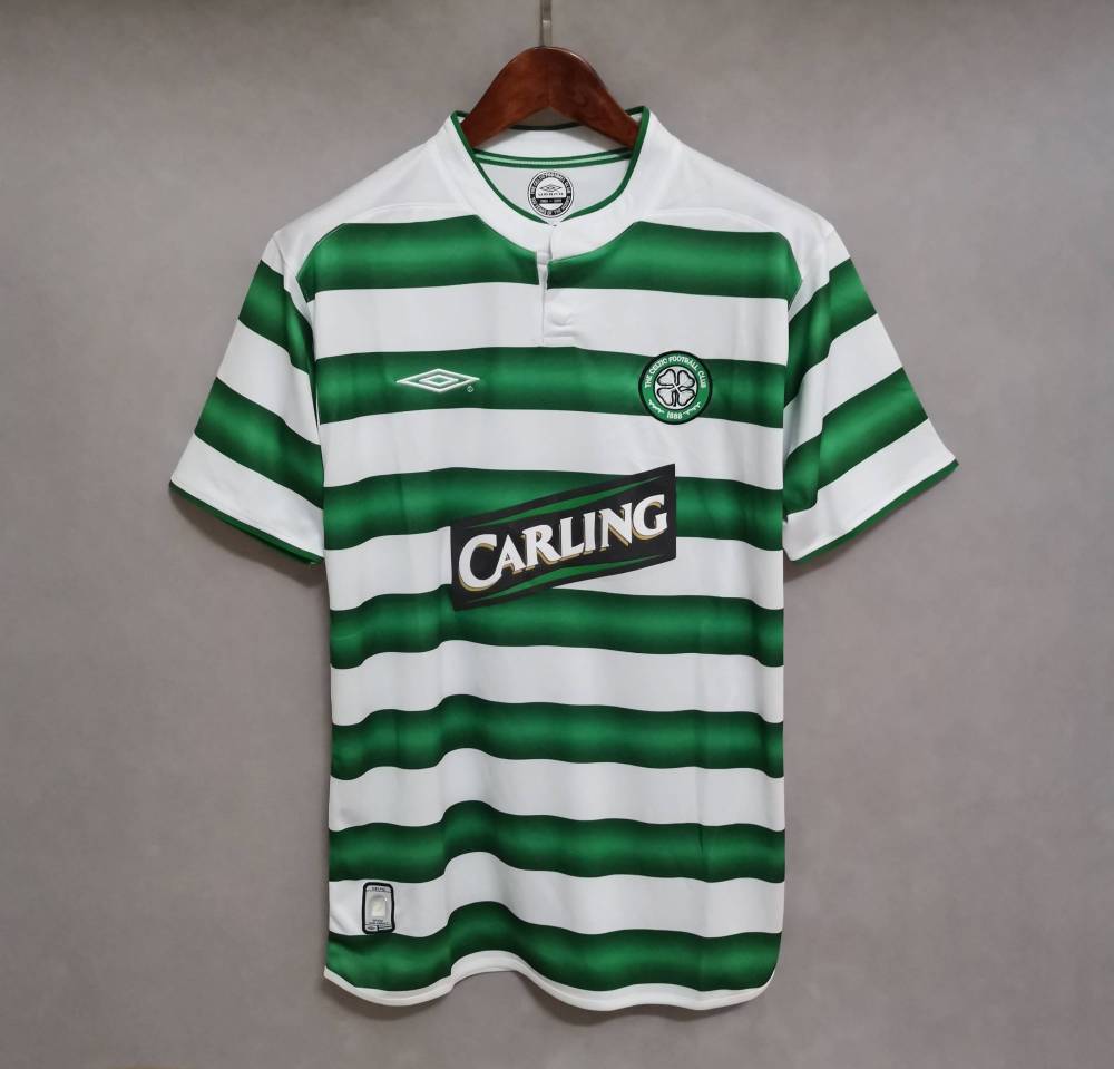 Celtic Retro Soccer Jersey Home Custom Shirt 2003/04