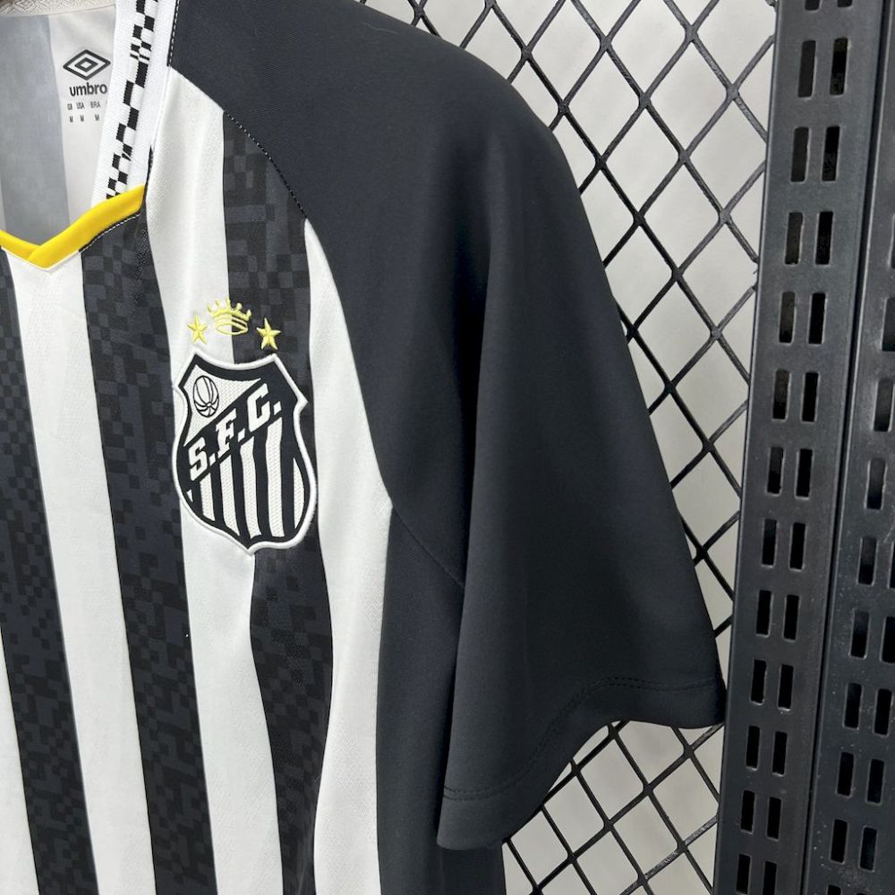 Santos FC Soccer Jersey Away Custom Shirt 2025