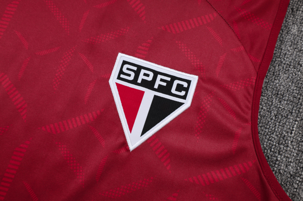 Sao Paulo FC Sleeveless Training Kit Red 2025