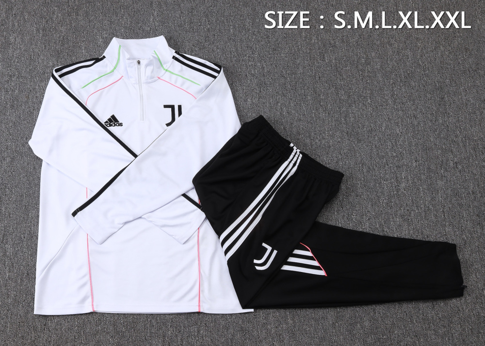 Juventus Training Kit (Sweatshirt+Pants) White 2025/26