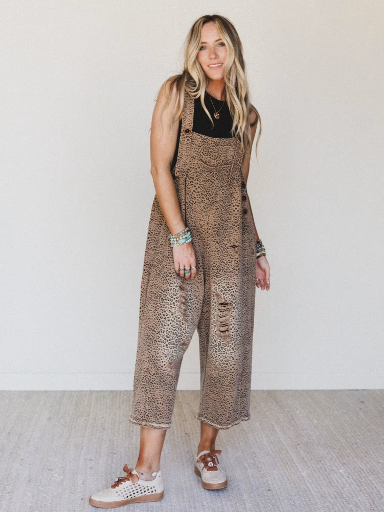 High Hopes Slouchy Denim Overalls
