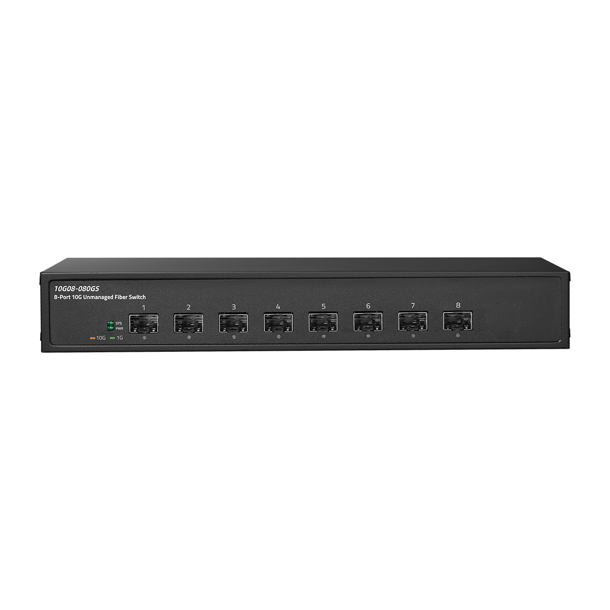 8 Port 10 Gigabit Fiber Switch, 8x10G SFP+ Slot, Support 1G/10G