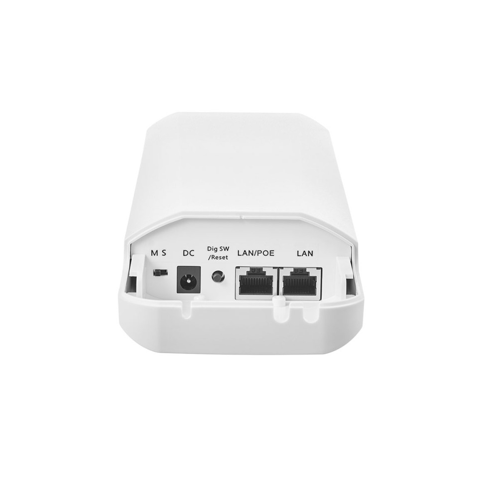 Outdoor Wireless Bridge, Point to Point WiFi Bridge, 5.8GHz 1-3KM Distance, 2X 100Mbps Ethernet Port, 24V PoE Adapter, 2 Pack