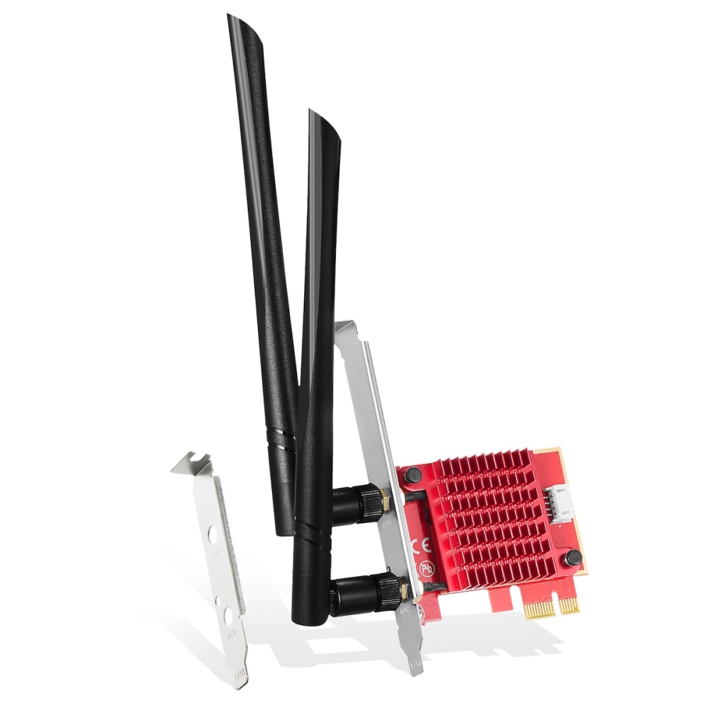 WiFi7 Card BE200 PCIe WiFi Network Adapter, Intel BE200NGW Chip Bluetooth 5.4, 8774Mbps Tri-Band 2.4GHz/5GHz/6GHz OFDMA & MU-MIMO, for Windows 10/11