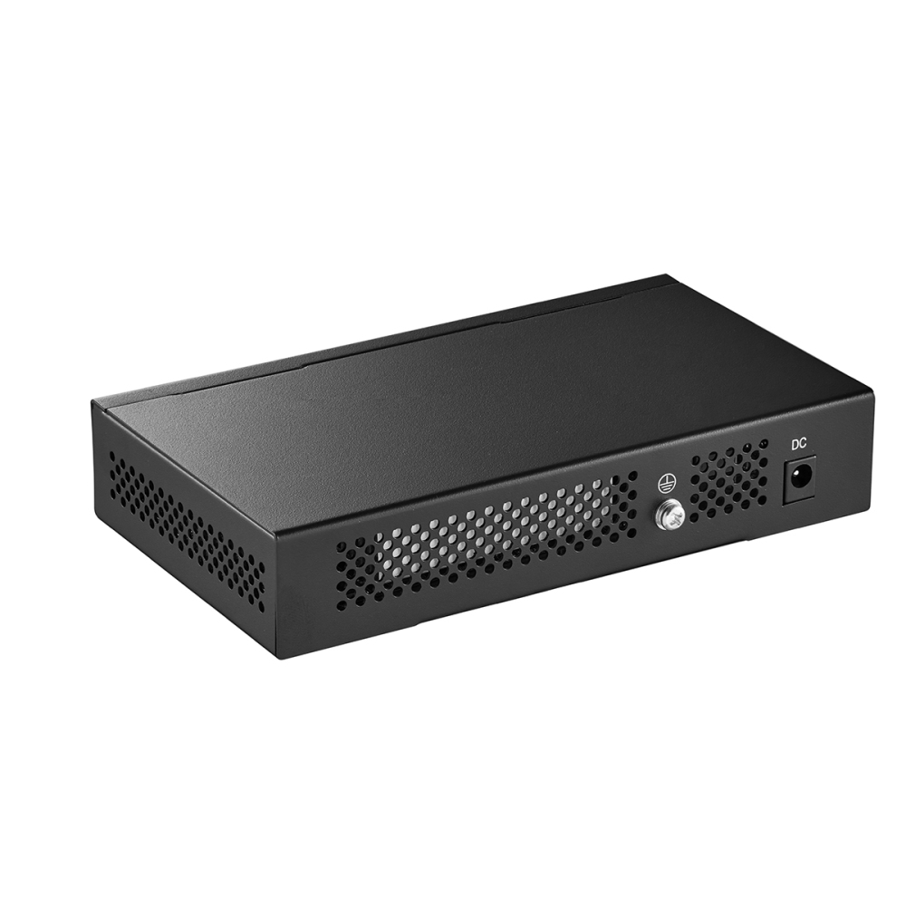 8 Port 10 Gigabit SFP Managed Switch, Support 1G Sfp and 10G Sfp+ Module, 160Gbps Bandwidth, L3 Web Managed, Metal Fanless Fiber Binardat Network Switch