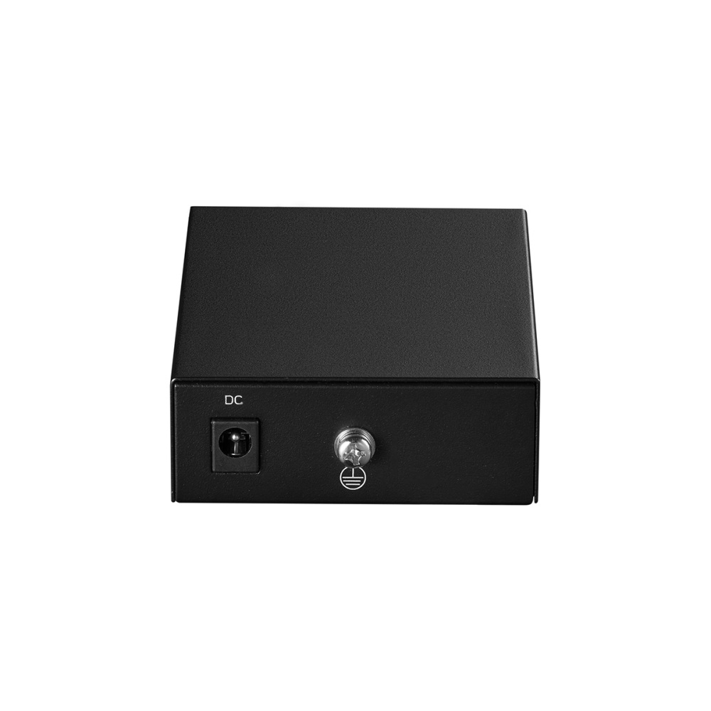 10G Fiber Media Coverter, 2 Port 10 Gigabit Binardat Ethernet Switch, 1 x 10G RJ45 Port, 1 x 10G SFP Port, Mini Metal Case Fanless, Unmanaged Plug and Play