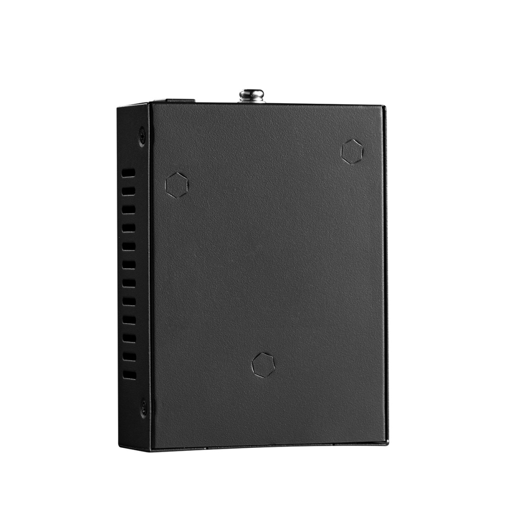 10G Fiber Media Coverter, 2 Port 10 Gigabit Binardat Ethernet Switch, 1 x 10G RJ45 Port, 1 x 10G SFP Port, Mini Metal Case Fanless, Unmanaged Plug and Play