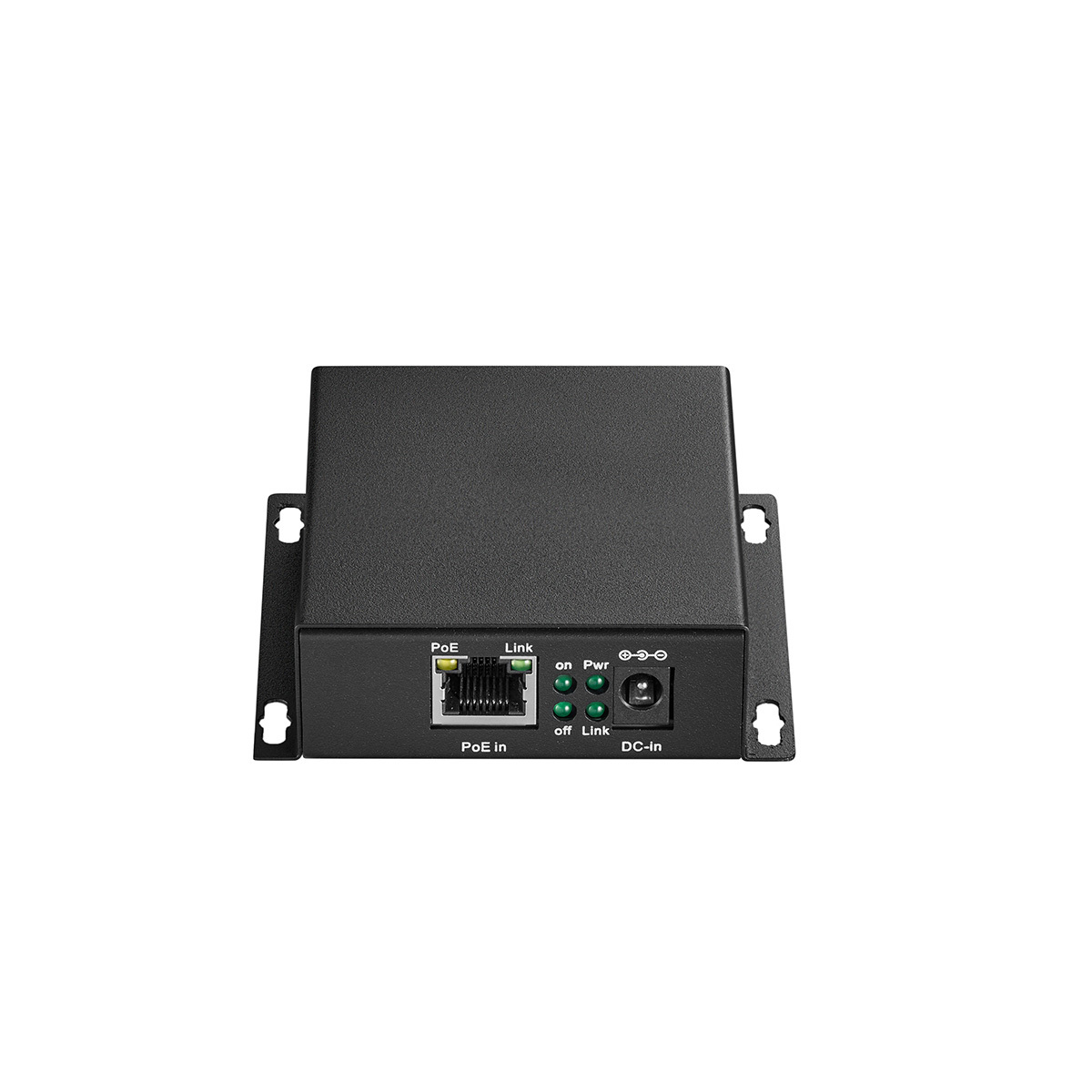 Gigabit PoE Extender Passthrough Switch, 1 PoE in 2 PoE Out, IEEE802.3af/at/bt PoE Powered Max 60W, Hi-PoE 90W, 10/100/1000Mbps, Metal Small Wall Mount PoE Extender/Injector/Network Extender