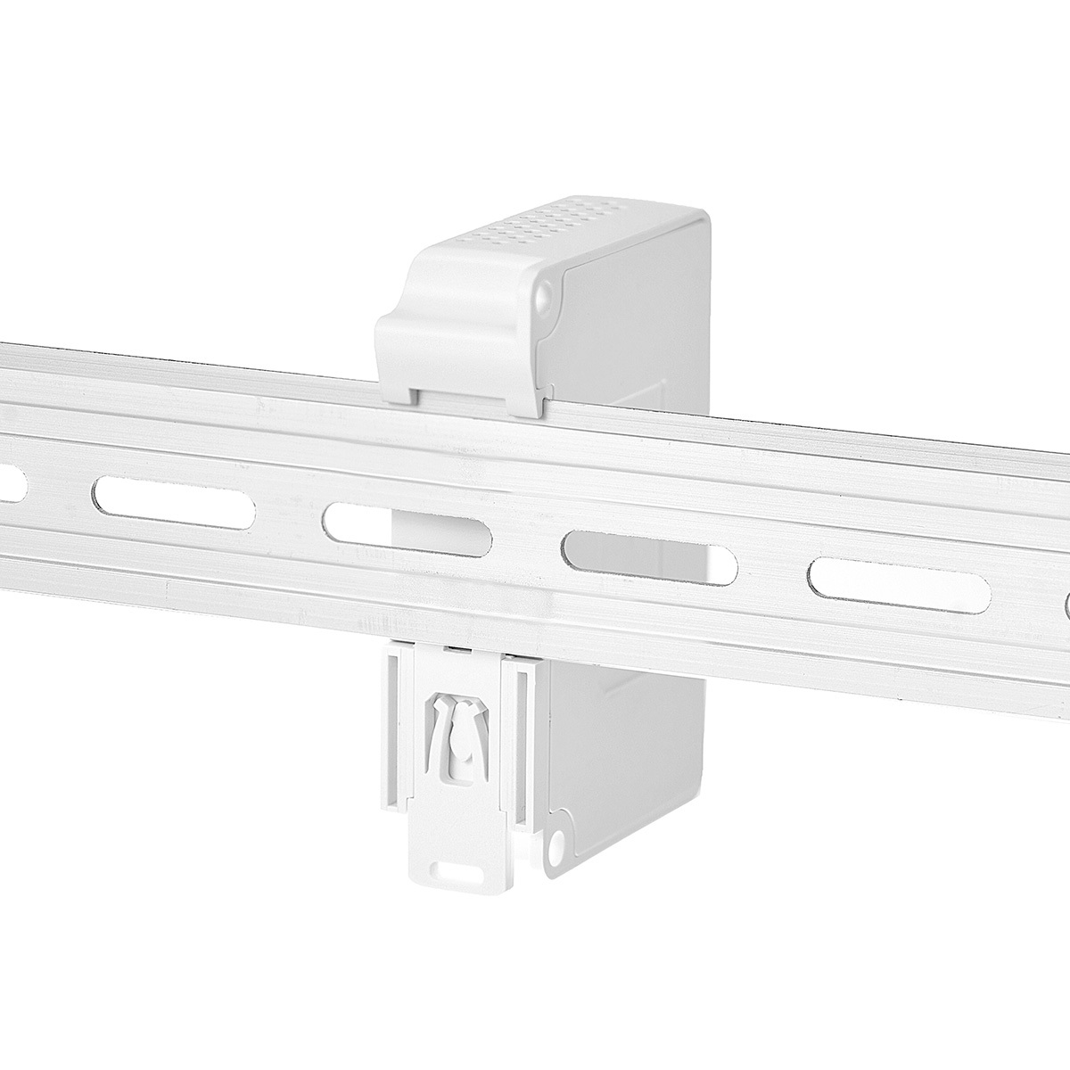 PoE Passthrough Switch, 1 PoE in 4 PoE Out Extender, IEEE802.3af/at/bt PoE Powered 90W, 100Mbps Ethernet, Din Rail & Wall Mount Plug and Play