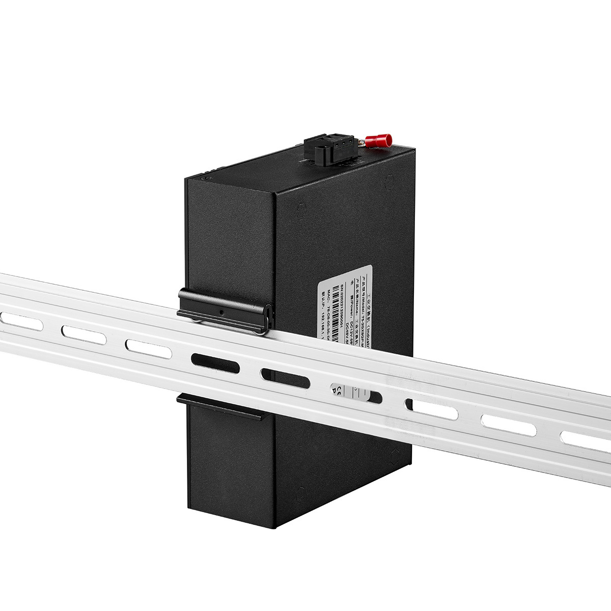 10 Port Gigabit L2+ Managed Industrial DIN-Rail Switch, 8 Gigabit Ethernet Ports, 2 Gigabit SFP, Vlan|Route|Ring|ACL|Qos Web/Console Managed