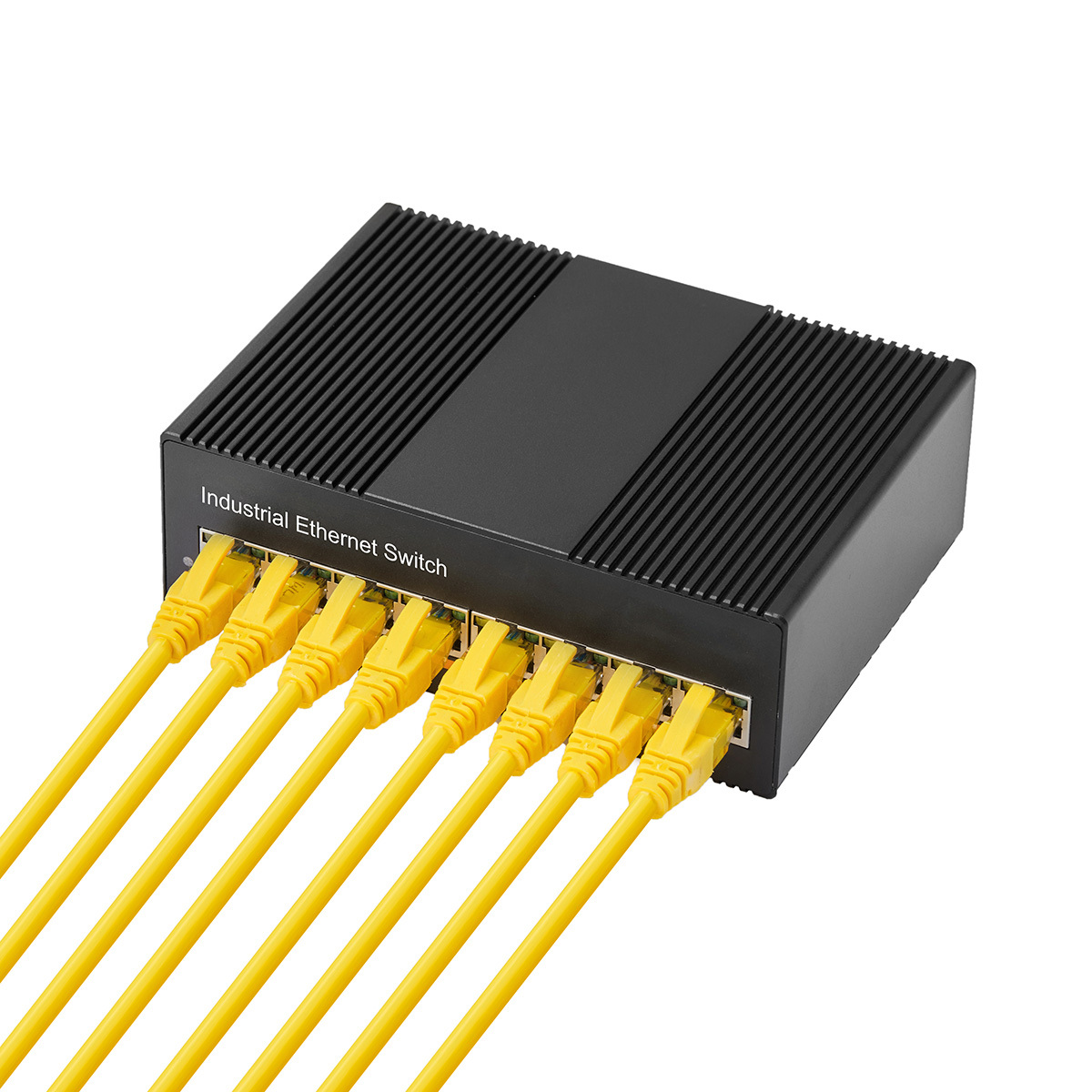 8 Port Gigabit PoE Din Rail Industrial Ethernet Switch, 8 PoE IEEE802.3af/at, 16Gbps Switching Capacity, with One 96W PoE Power Supply