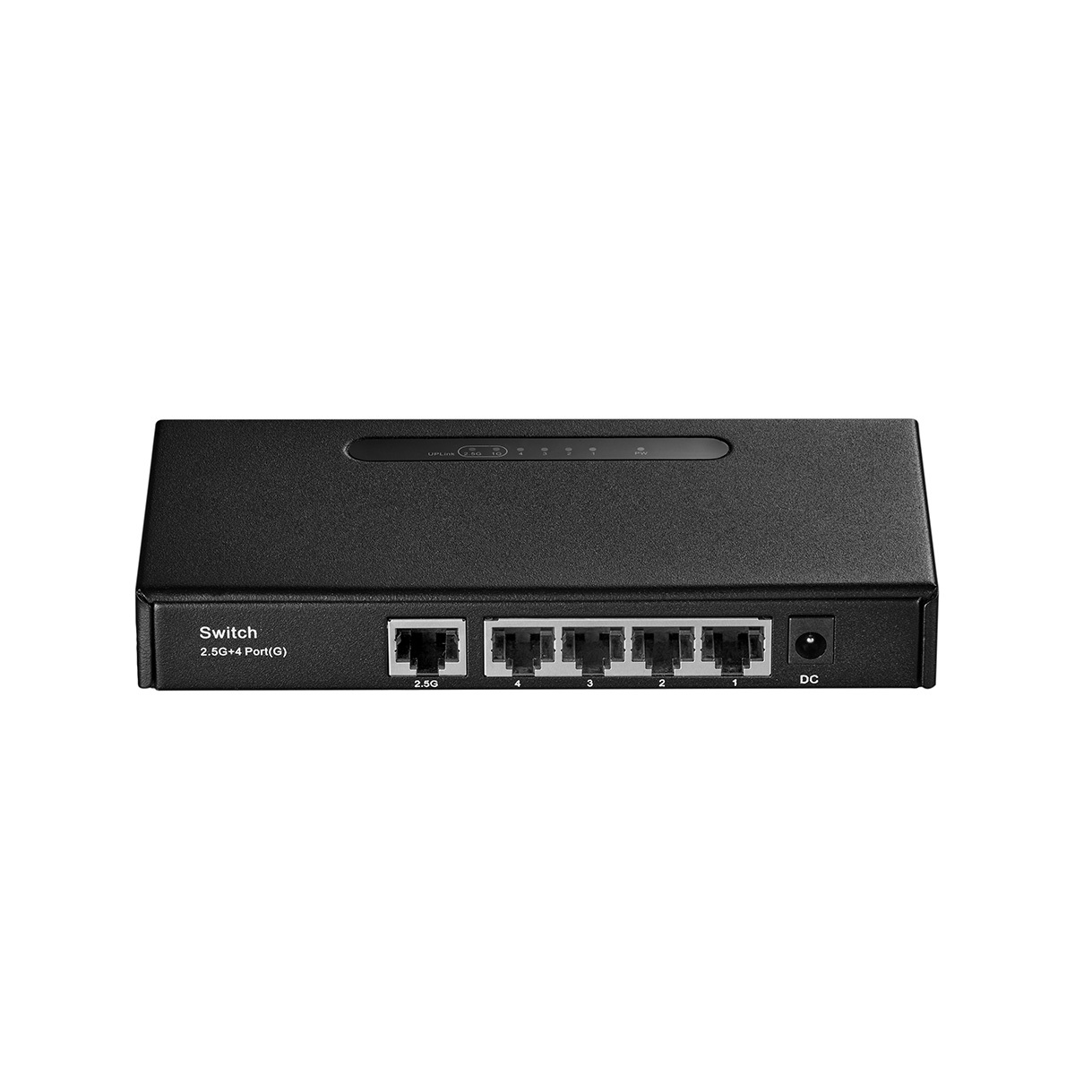 Binardat 5 Port Multi Gigabit Switch, 1 x 2.5 Gigabit and 4 x 1 Gigabit Ethernet RJ-45 Ports, Metal Fanless, Desktop and Wall Mount, Unmanaged Plug & Play