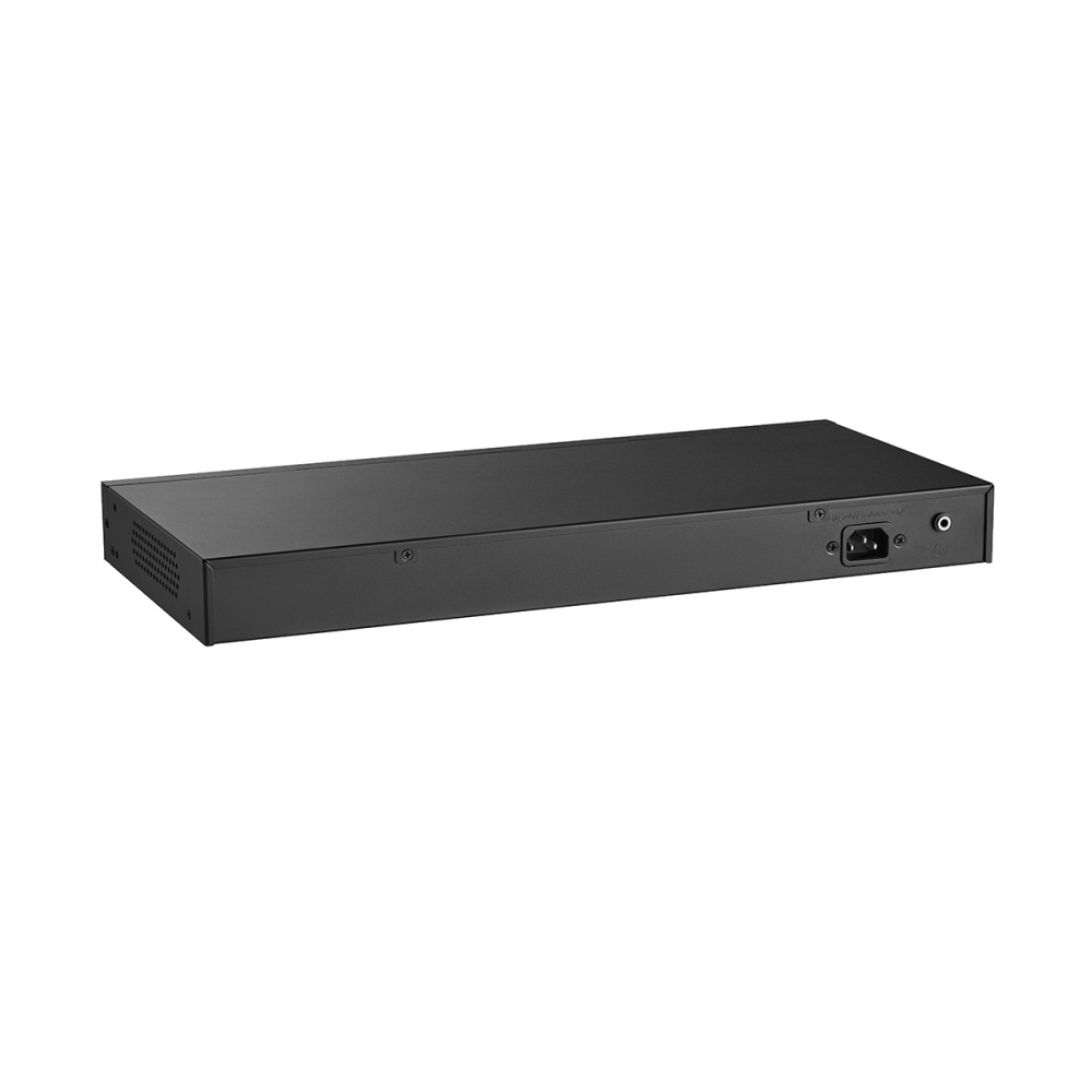 Binardat 30 Port Gigabit POE Switch, 24 POE+ Ports 100/1000Mbps, 4 Gigabit Uplink, 2 Gigabit SFP, IEEE802.3af/at, 450W Internal Power Supply, Metal Case Unmanaged Plug and Play RackMount Switch