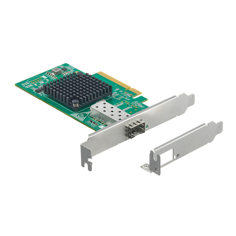10Gbps SFP+ PCIe Network Adapter - Intel X520 82599 Controller, SFP+ NIC (10/1/0.1Gbps) for Windows/Linux/VMware