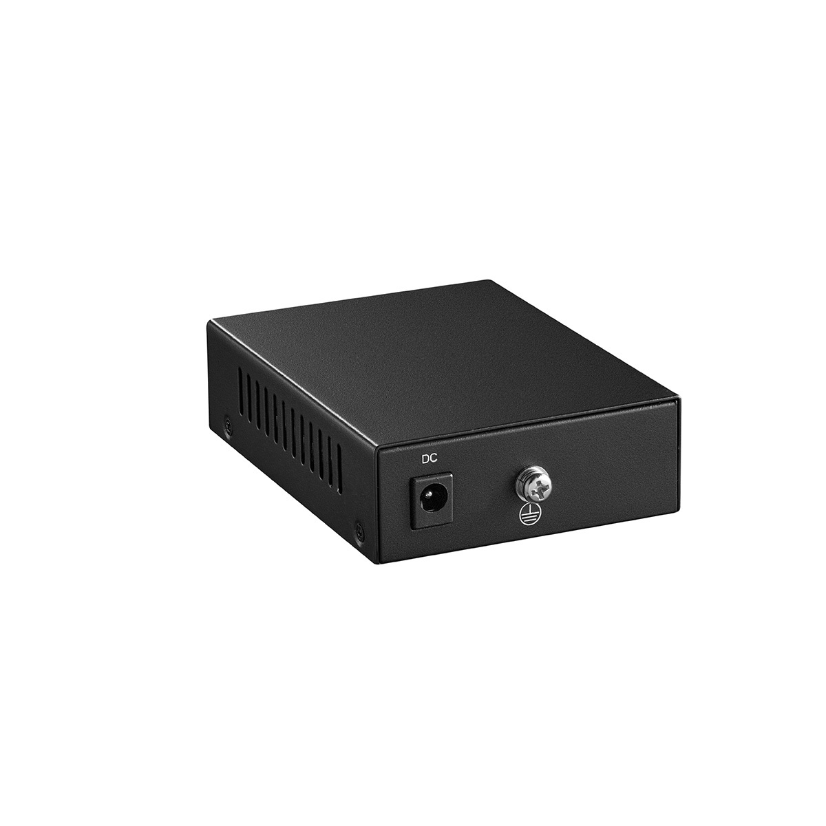 10G Fiber Media Coverter, 2 Port 10 Gigabit Binardat Ethernet Switch, 1 x 10G RJ45 Port, 1 x 10G SFP Port, Mini Metal Case Fanless, Unmanaged Plug and Play