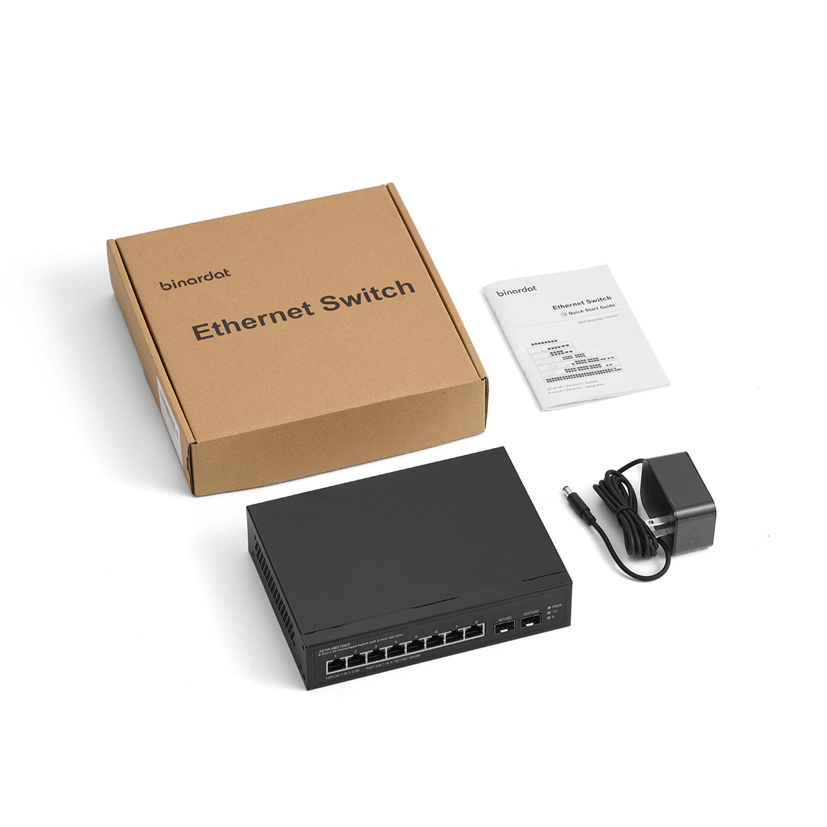10 Port 2.5G Switch, 2x10G SFP+ Port, 8x2.5G Base-T Ports
