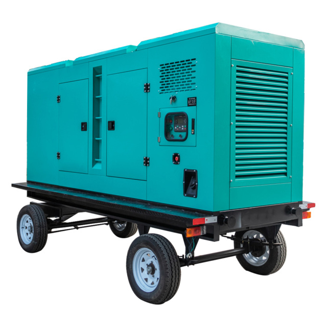 Trailer type generator set