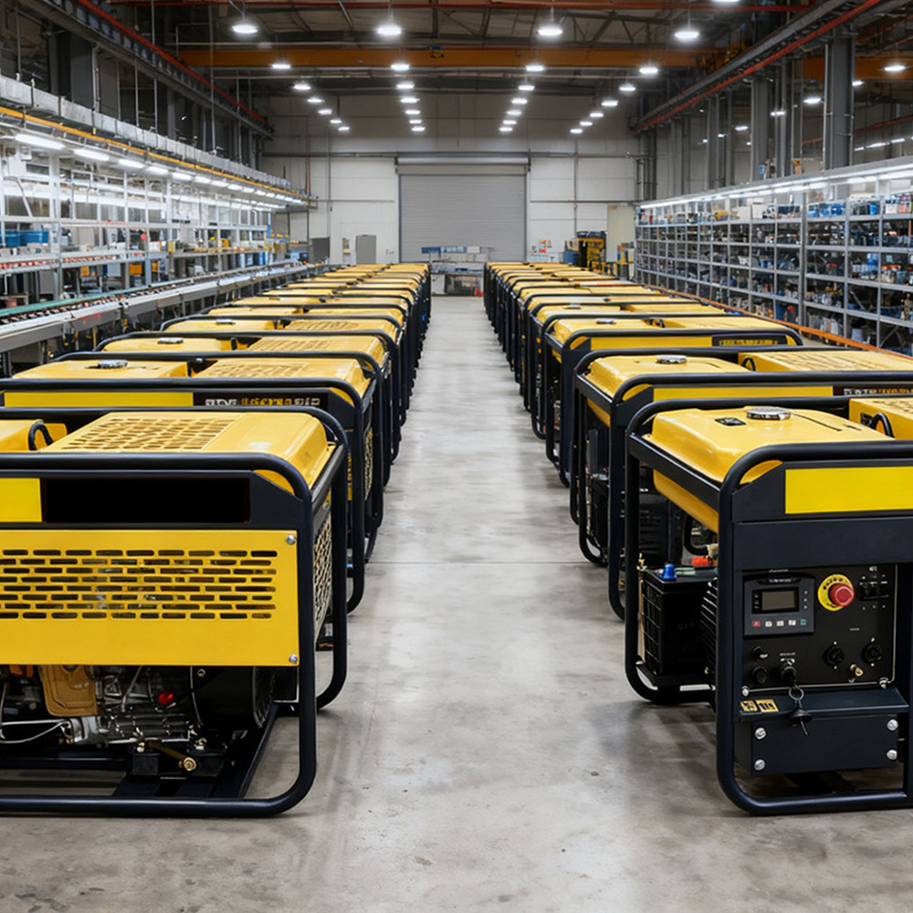 Portable 1.5kw-20kw Single Three Phase Gasoline Diesel Generator Set