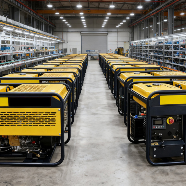 Portable 1.5kw-20kw Single Three Phase Gasoline Diesel Generator Set