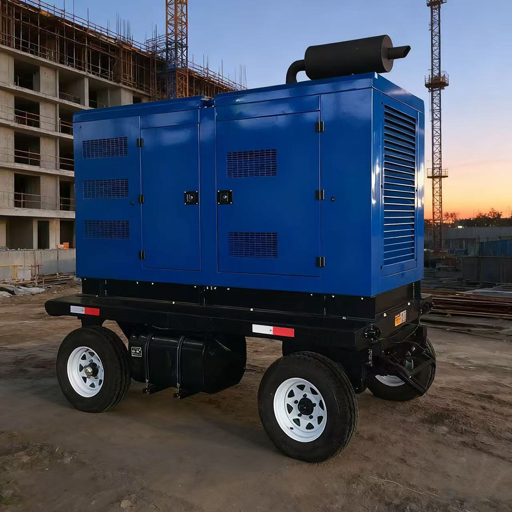 Mobile Portable Trailer Silent type Generator Set with Auto-start