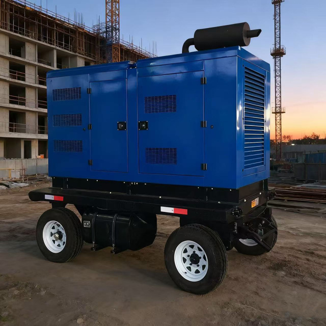 Mobile Portable Trailer Silent type Generator Set with Auto-start
