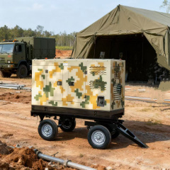 Mobile Portable Trailer Silent type Generator Set with Auto-start
