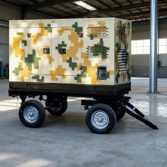 Mobile Portable Trailer Silent type Generator Set with Auto-start