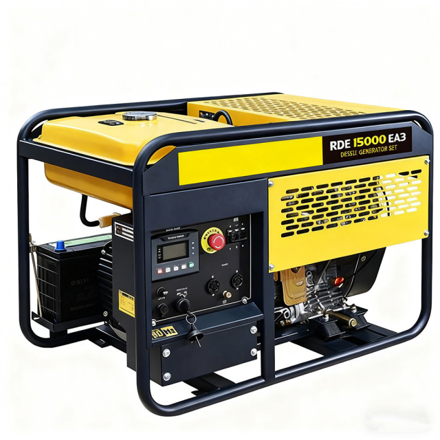 Portable 1.5kw-20kw Single Three Phase Gasoline Diesel Generator Set