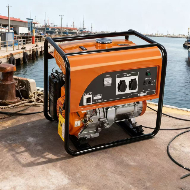 Portable 1.5kw-20kw Single Three Phase Gasoline Diesel Generator Set