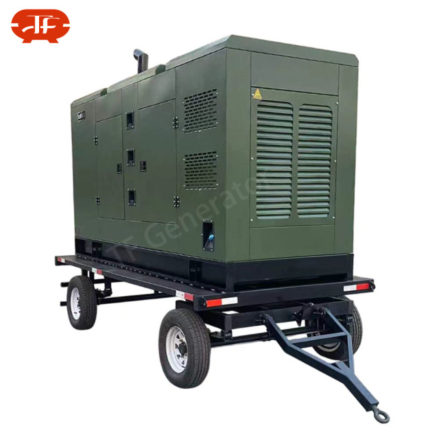 Mobile Portable Trailer Silent type Generator Set with Auto-start