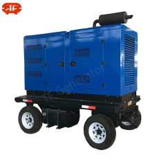 Mobile Portable Trailer Silent type Generator Set with Auto-start