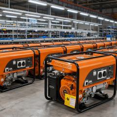 Portable 1.5kw-20kw Single Three Phase Gasoline Diesel Generator Set