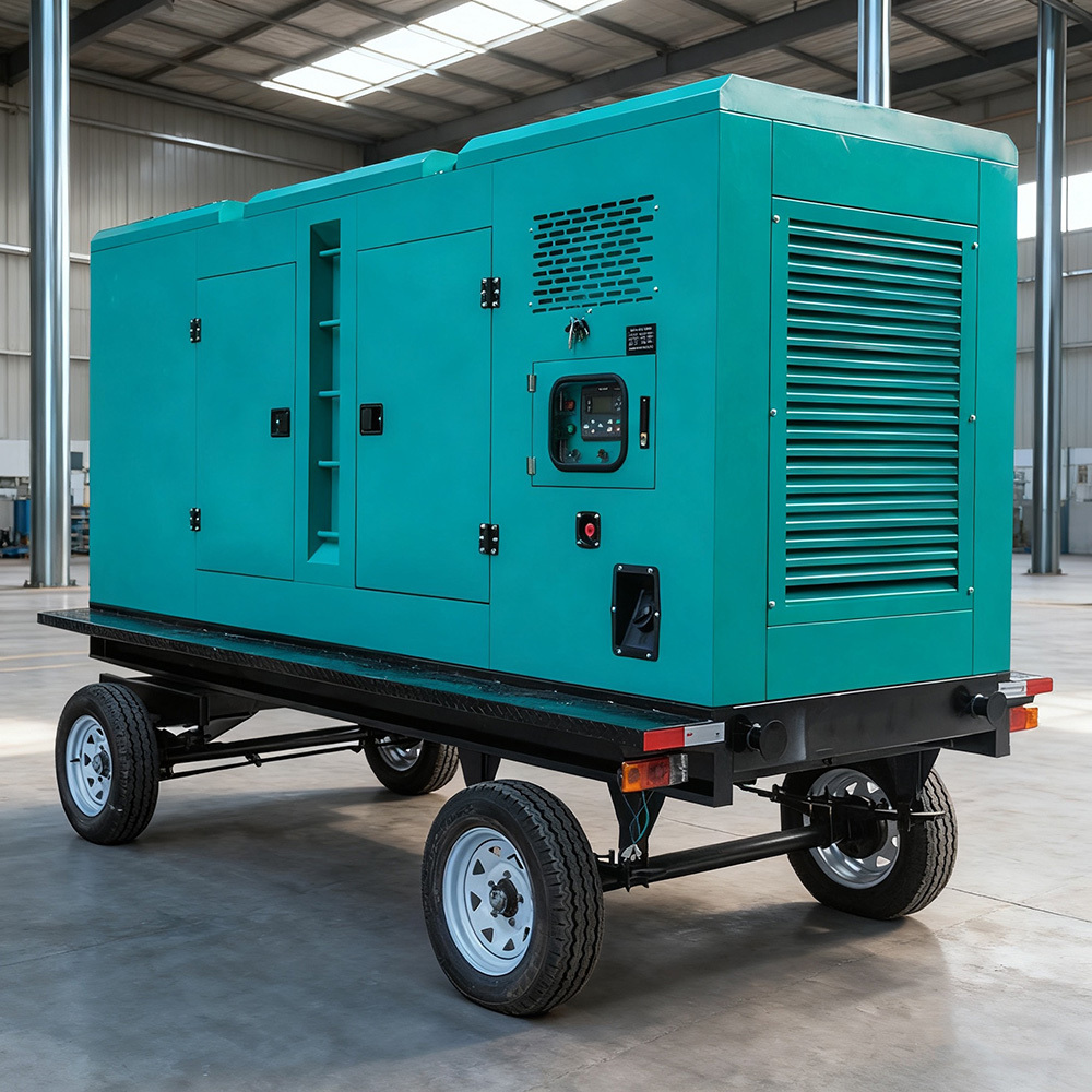 Mobile Portable Trailer Silent type Generator Set with Auto-start