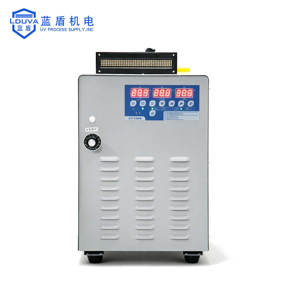 Metal wire ink cold UV LED curing lamp