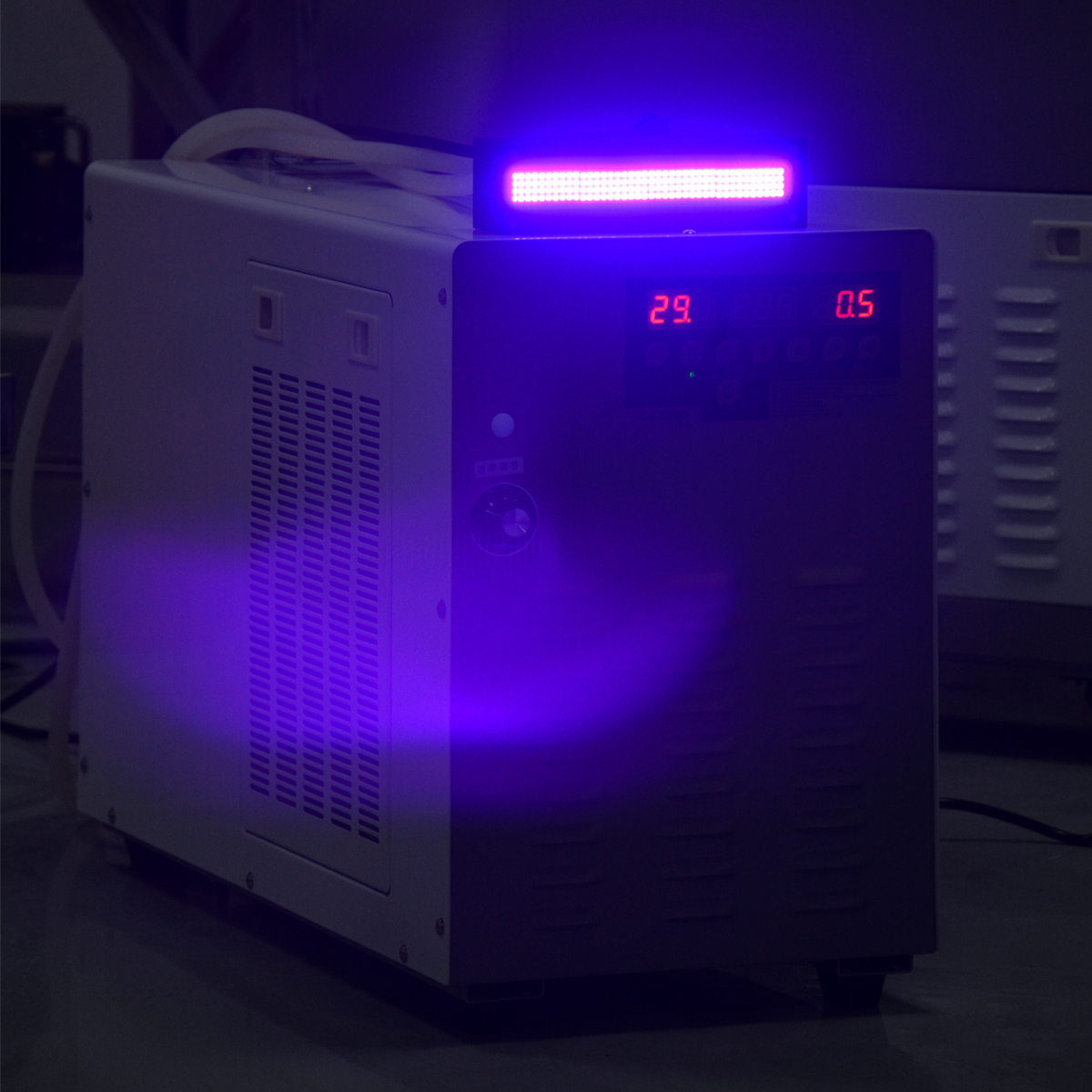 Metal wire ink cold UV LED curing lamp