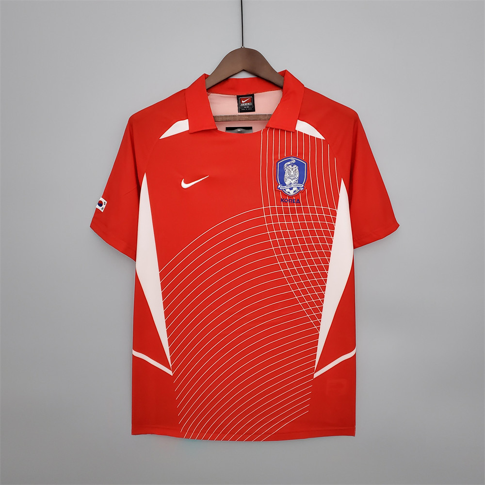 Retro Korean 2002 Red jersey Fan Version