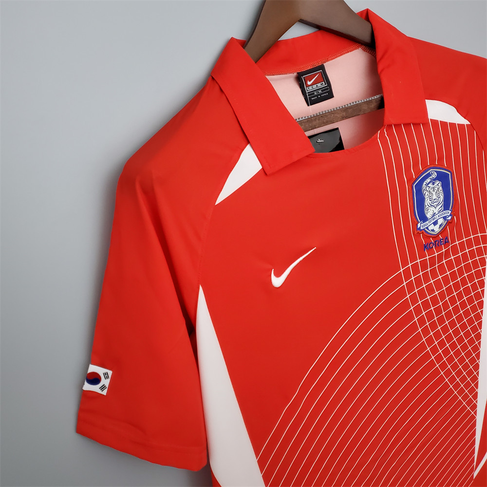 Retro Korean 2002 Red jersey Fan Version