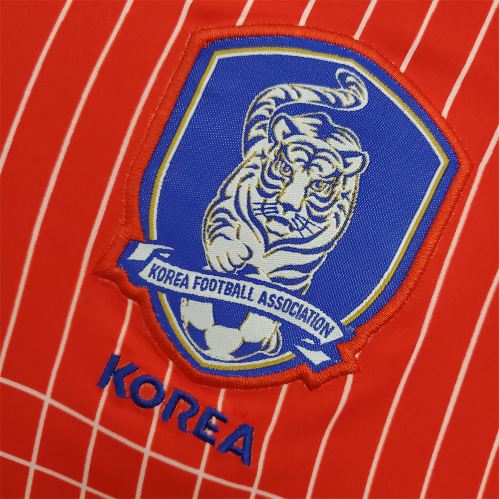 Retro Korean 2002 Red jersey Fan Version
