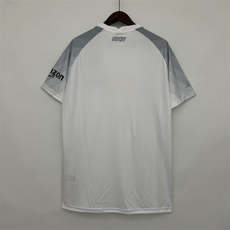 2023/24 Naples White Jersey Fan Version