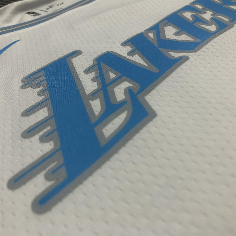 NBA Los Angeles Lakes Round neck White Jersey ANTHONY#7 S-XXL