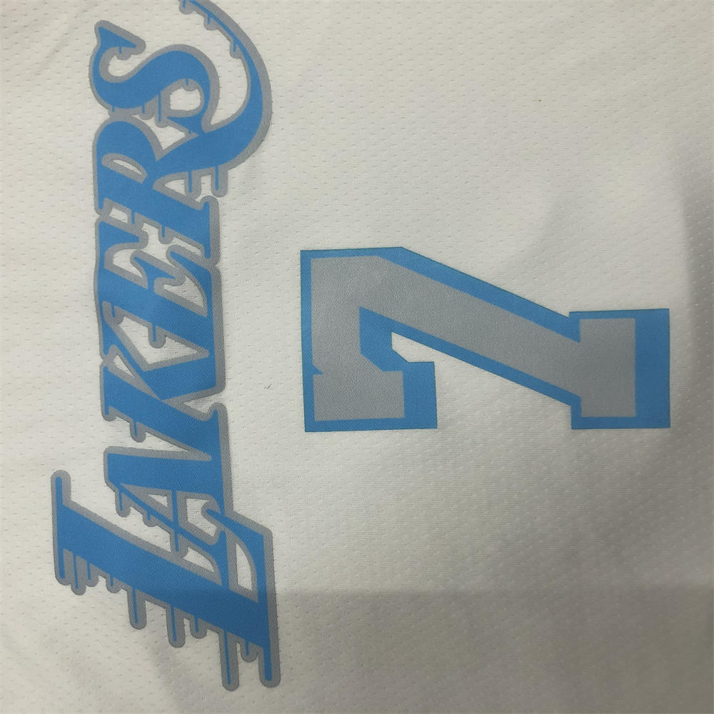 NBA Los Angeles Lakes Round neck White Jersey ANTHONY#7 S-XXL