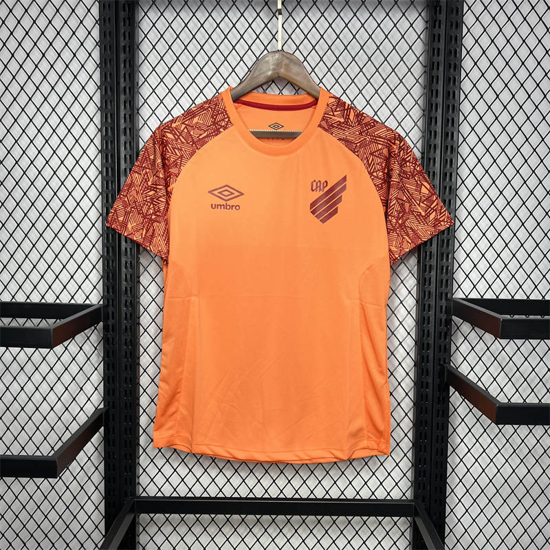 2024/25 Atlético Paranaense Pre-match training Orange jersey Fan Version