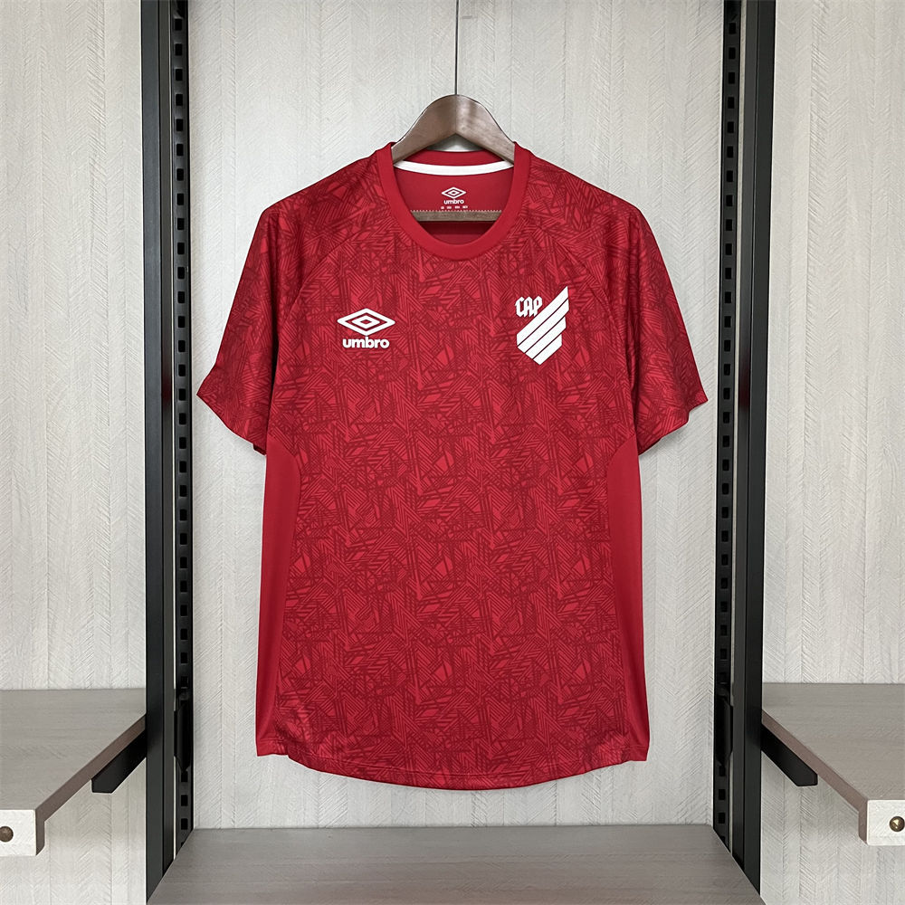 2024/25 Atlético Paranaense Pre-match training Red jersey Fan Version