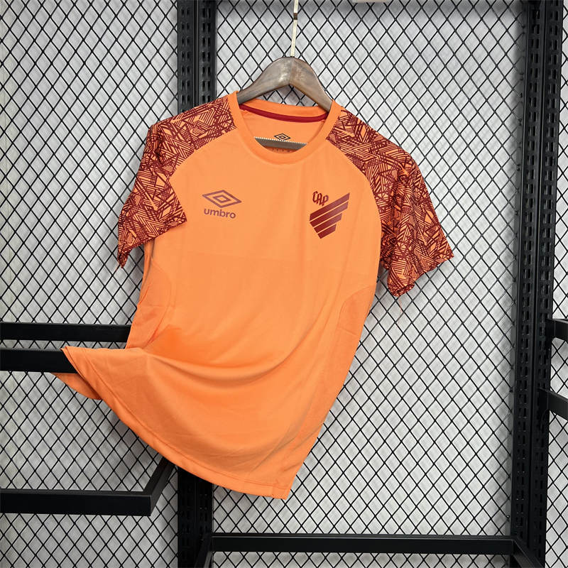 2024/25 Atlético Paranaense Pre-match training Orange jersey Fan Version