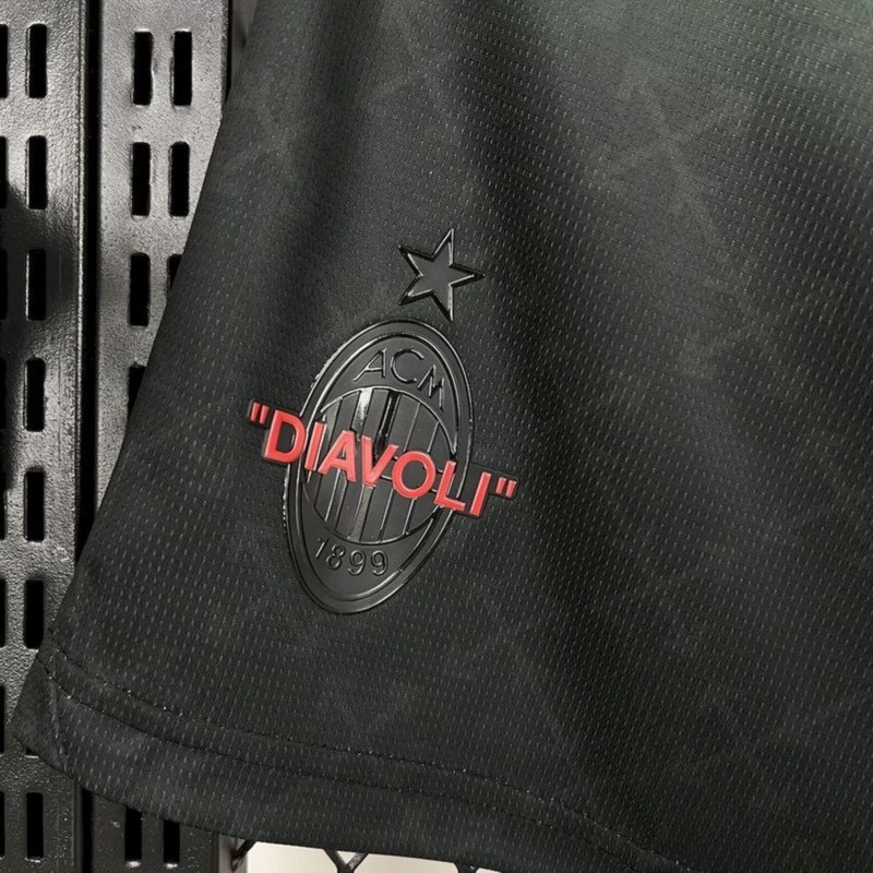 2025/26 AC Milan Co-Branded Edition Dark Green Shorts  Size:S-XXL