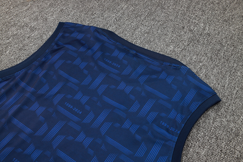24/25 Barcelona royal blue raining Set Shirt and Shorts